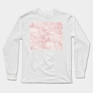 Sivec Rosa - cloudy pastel marble Long Sleeve T-Shirt